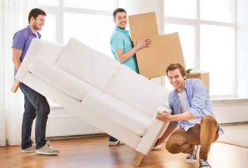 Specialist packing for valuable equipment during Mayfair relocation