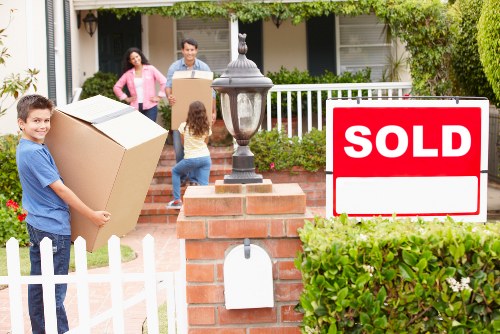 Busy central London removal van service in Mayfair