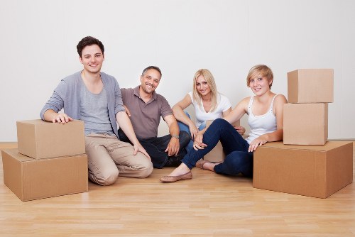 Sustainable moving supplies including recycled packing materials