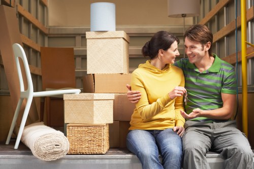 Professional packing for office relocation services in Mayfair