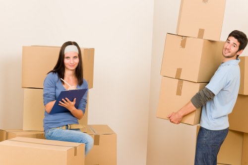 Mayfair Removals team working safely with insured and planned moving procedures