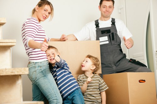 Careful packing and handling during a Mayfair removals service